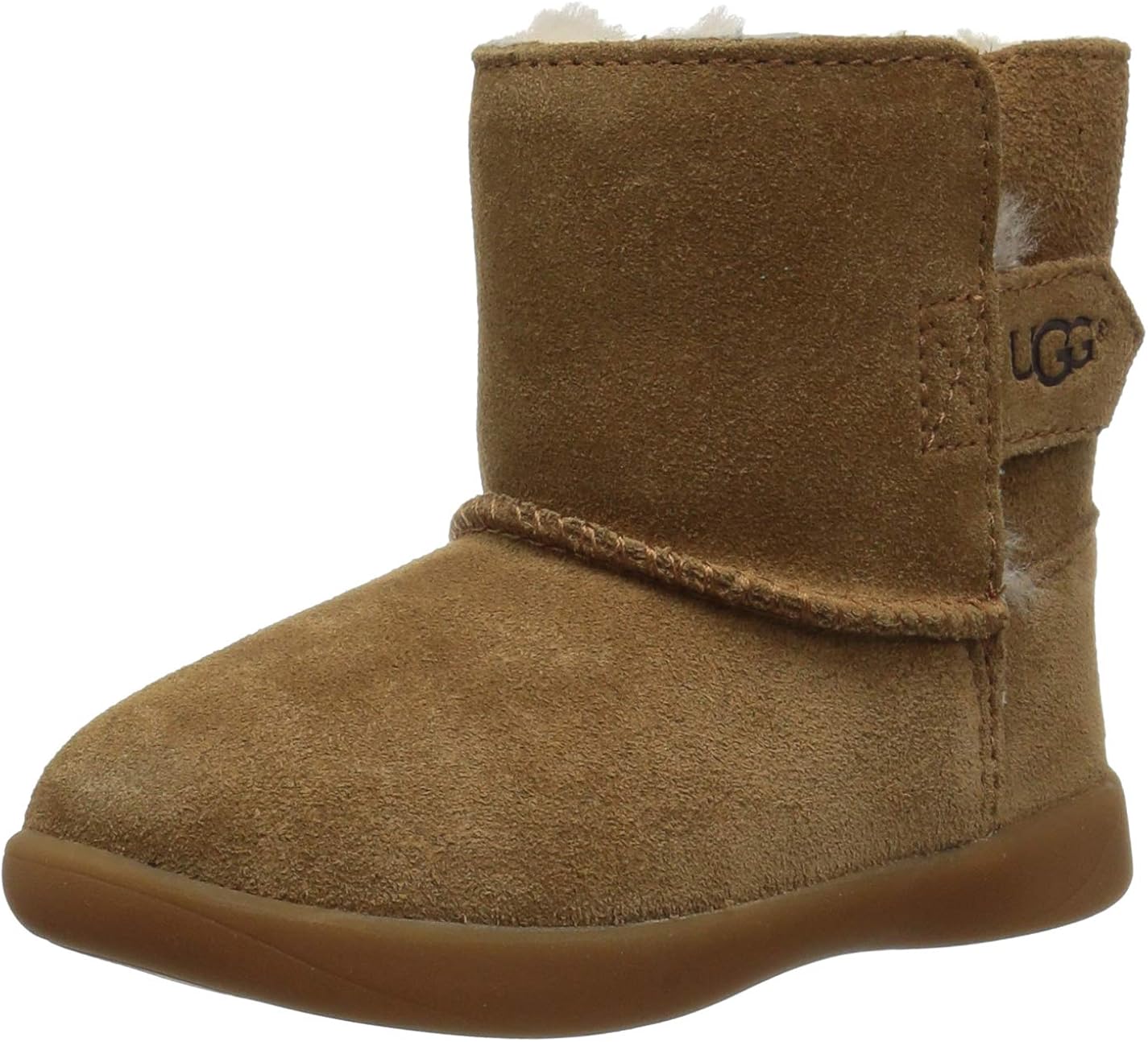 ugg 儿童 t keelan 时尚靴子 栗色 6 m us toddler